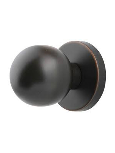 Designers Impressions Ashland Oil Rubbed Bronze Dummy Round Ball Door Knob 