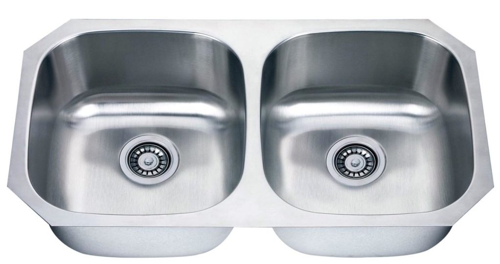 Undermount Stainless Steel 50/50 Kitchen Sink - Hardware Supply Source